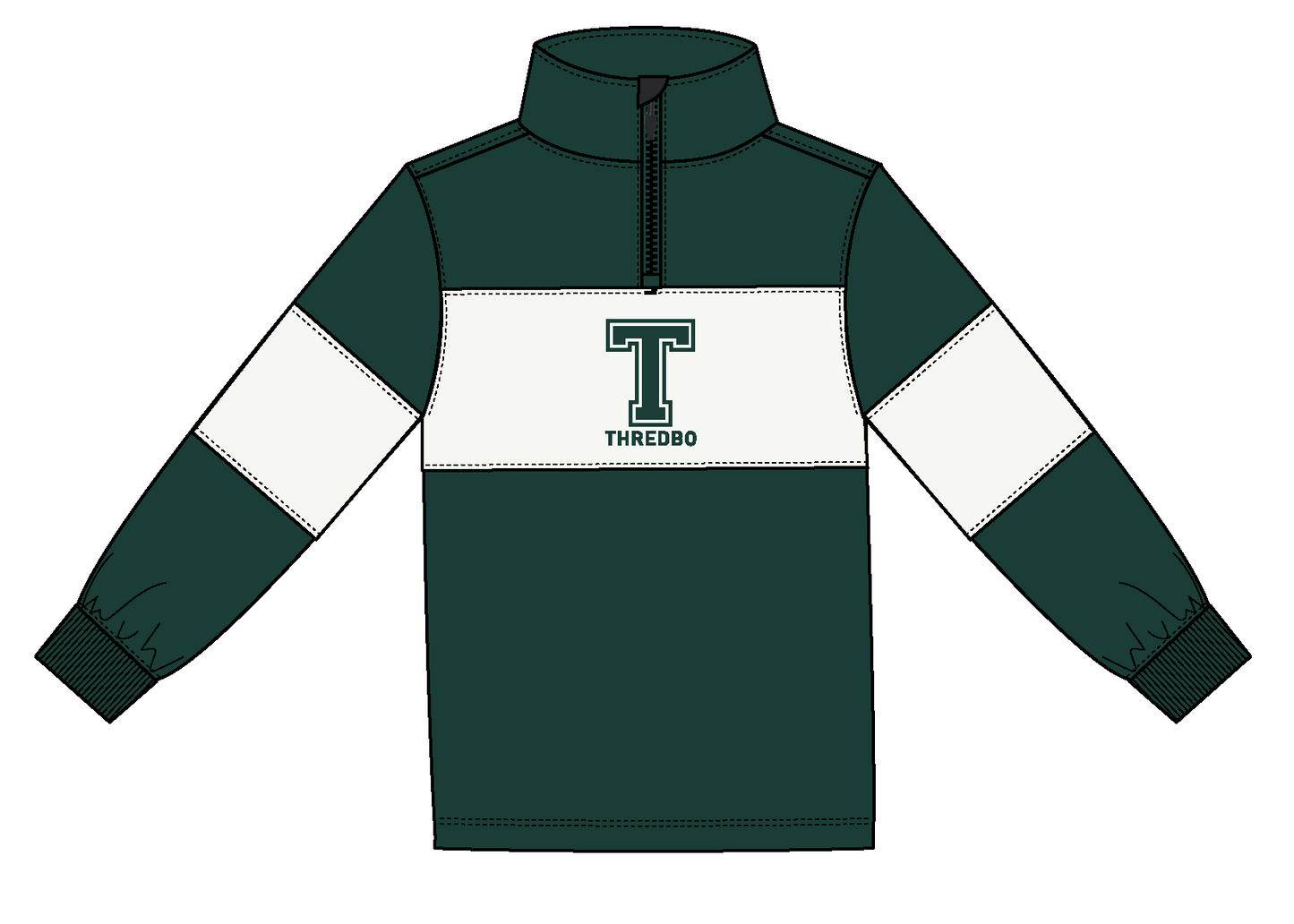 Thredbo Collegiate 1/4 Zip Crew