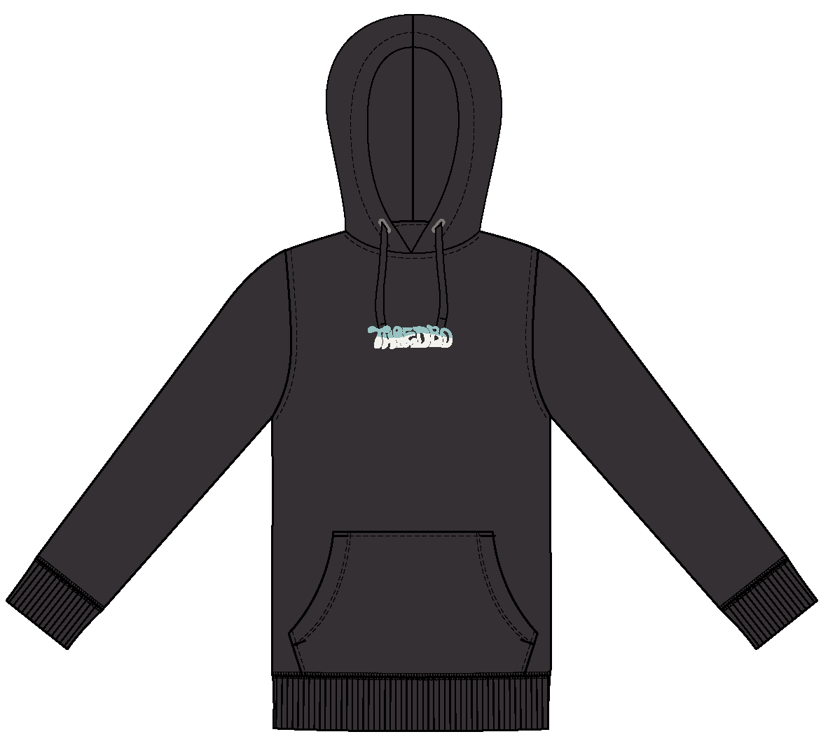 Thredbo Kids Icicle Hoodie