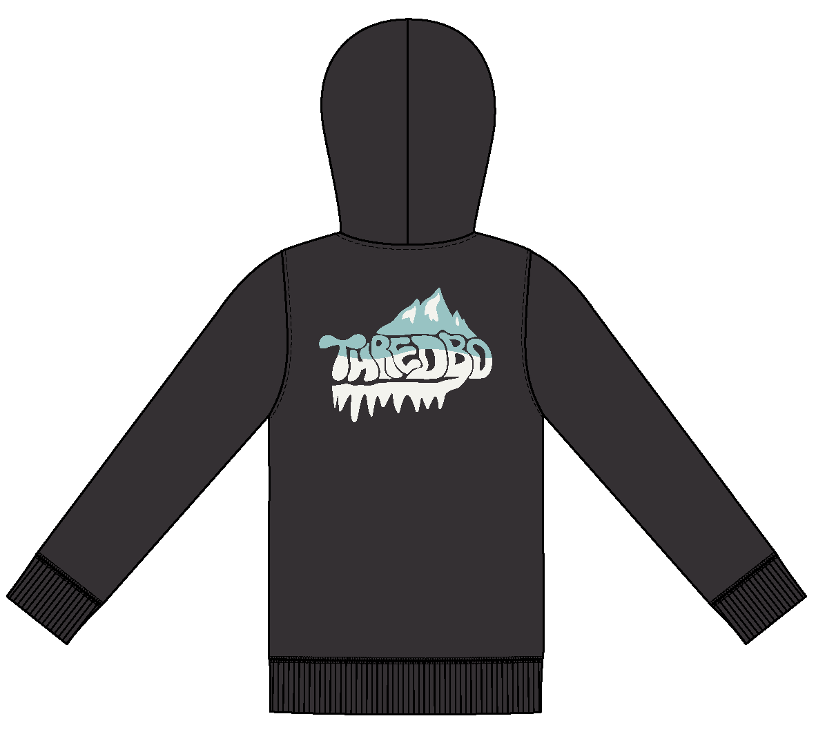 Thredbo Kids Icicle Hoodie