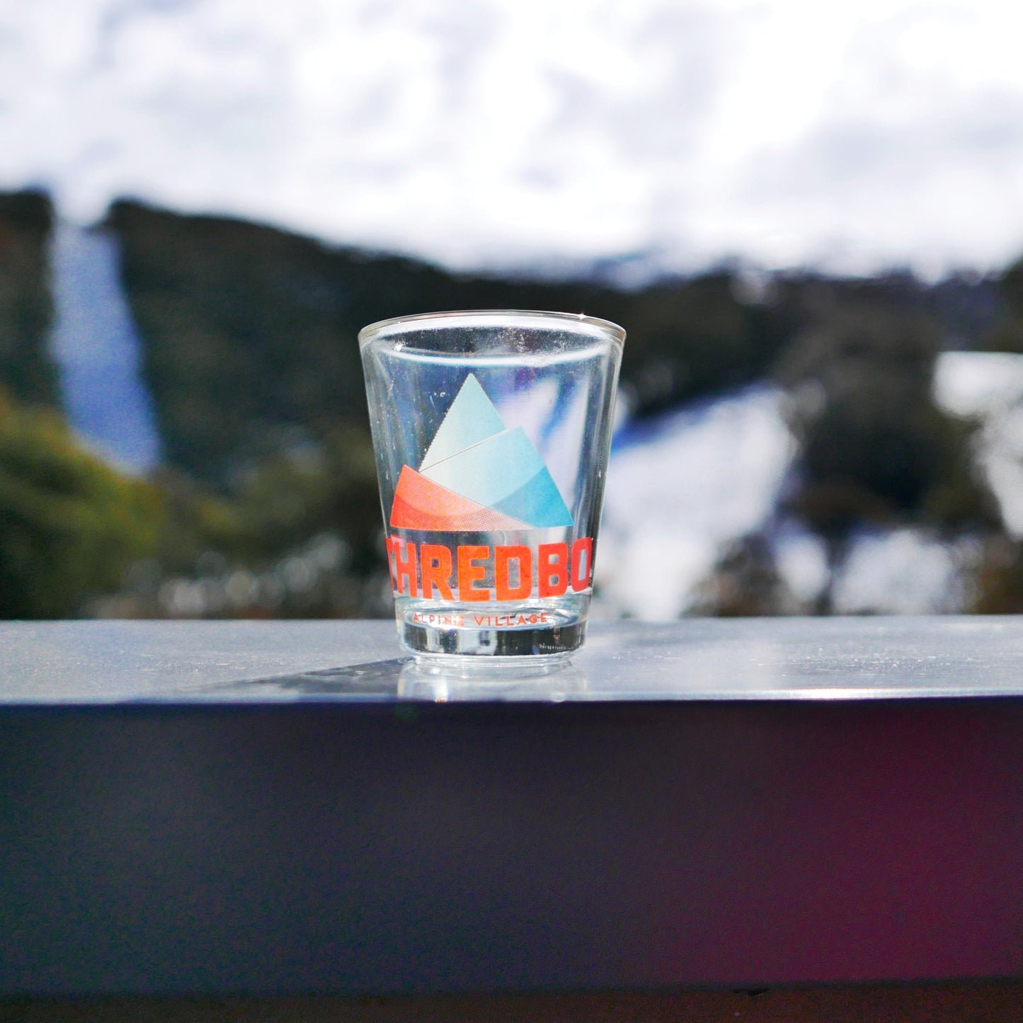 Thredbo Logo Shot Glass